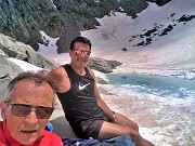 43 Al Lago del Vallone (2226 m) in disgelo